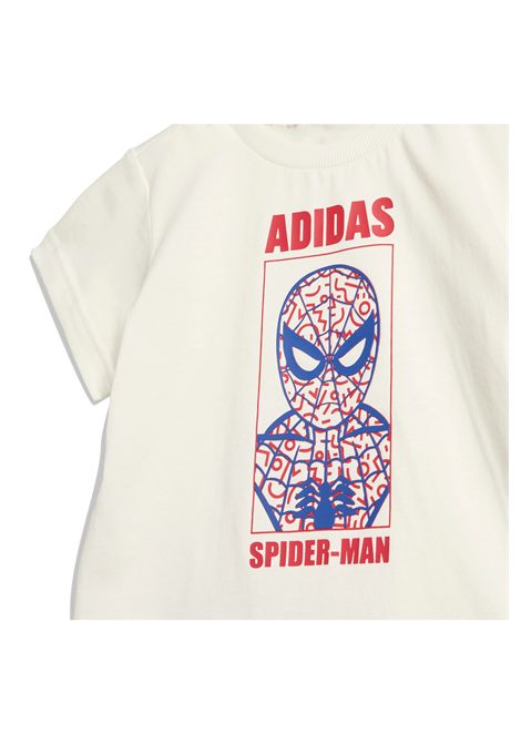 Adidas Marvel Spiderman T-shirt Set Off White Red Infant ADIDAS CORE | Set | JZ3550-